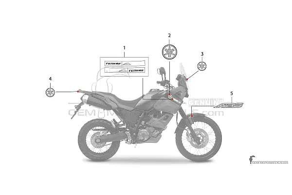 Yamaha XT660Z Tenere 2010 - Black