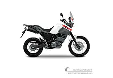 Autocollants pour Yamaha XT660Z Tenere 2012 - Blanc • Yamaha Autocollants OEM