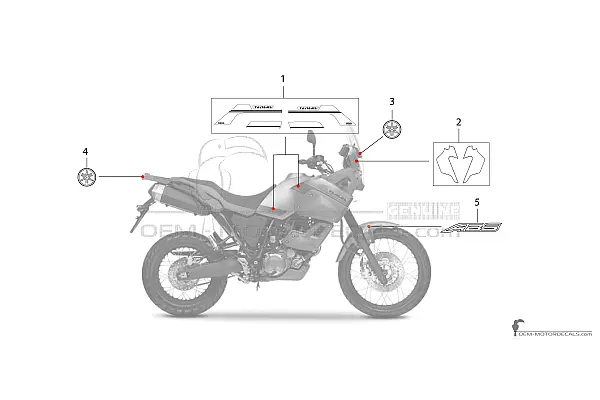 Yamaha XT660Z Tenere 2013 - Grijs