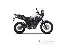 Autocollants pour Yamaha XT660Z Tenere 2015 - Blanc • Yamaha Autocollants OEM
