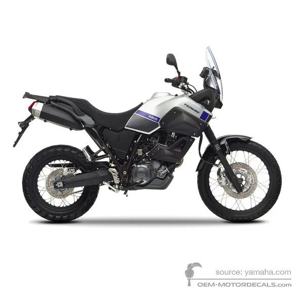Naklejki do Yamaha XT660Z Tenere 2015 - Biały • Yamaha Naklejki OEM
