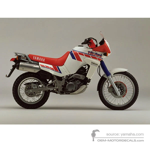 Stickers voor Yamaha XTZ660 TENERE 1992 - Wit • Yamaha OEM Stickers