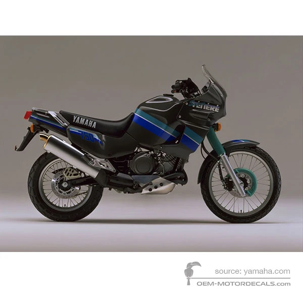 Aufkleber für Yamaha XTZ750 Super Tenere 1989 - Schwarz • Yamaha OEM-Aufkleber