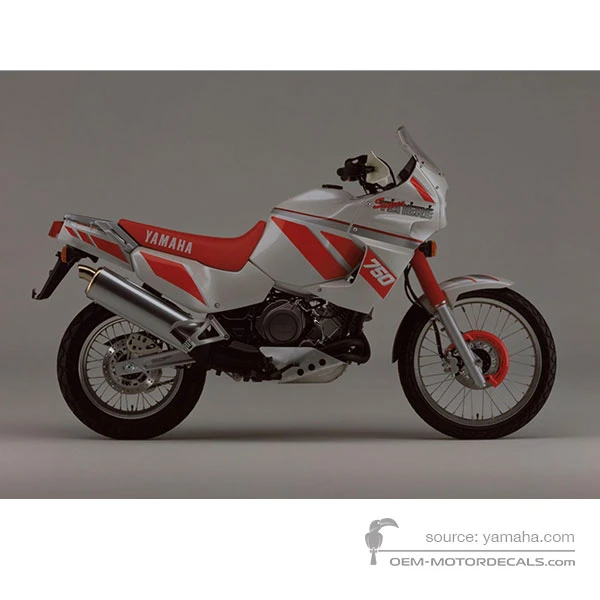 Aufkleber für Yamaha XTZ750 Super Tenere 1990 - Rot • Yamaha OEM-Aufkleber