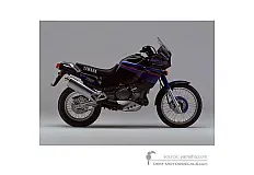 Naklejki do Yamaha XTZ750 Super Tenere 1991 - Czarny • Yamaha Naklejki OEM