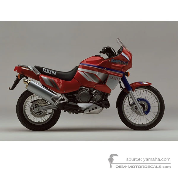Adesivi per Yamaha XTZ750 Super Tenere 1992 - Rosso • Yamaha Adesivi OEM
