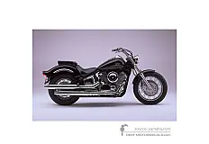 Stickers voor Yamaha XVS1100C VSTAR 1999 - Zwart • Yamaha OEM Stickers