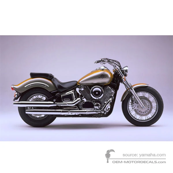 Pegatinas para Yamaha XVS1100C VSTAR 1999 - Gris • Yamaha Pegatinas OEM