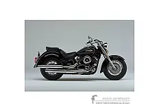 Stickers voor Yamaha XVS1100A DRAGSTAR CLASSIC 2002 - Zwart • Yamaha OEM Stickers