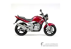 Stickers voor Yamaha YBR250 2007 - Rood • Yamaha OEM Stickers
