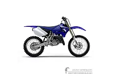 Adesivi per Yamaha YZ125 2012 - Blu • Yamaha Adesivi OEM