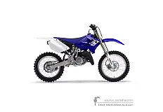 Decals for Yamaha YZ125 2013 - Blue • Yamaha OEM Decals