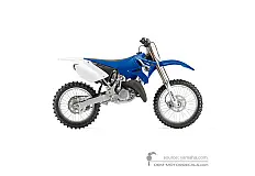 Naklejki do Yamaha YZ125 2014 - Niebieski • Yamaha Naklejki OEM