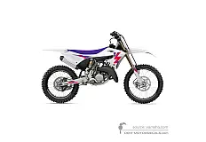 Naklejki do Yamaha YZ125 Anniversary Edition 2024 - Biały • Yamaha Naklejki OEM