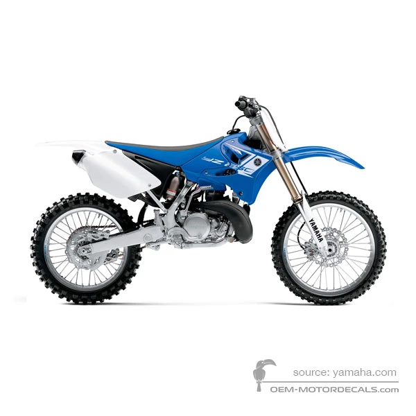 Aufkleber für Yamaha YZ250 2013 - Blau • Yamaha OEM-Aufkleber
