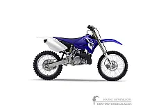 Autocollants pour Yamaha YZ250 2014 - Bleu • Yamaha Autocollants OEM