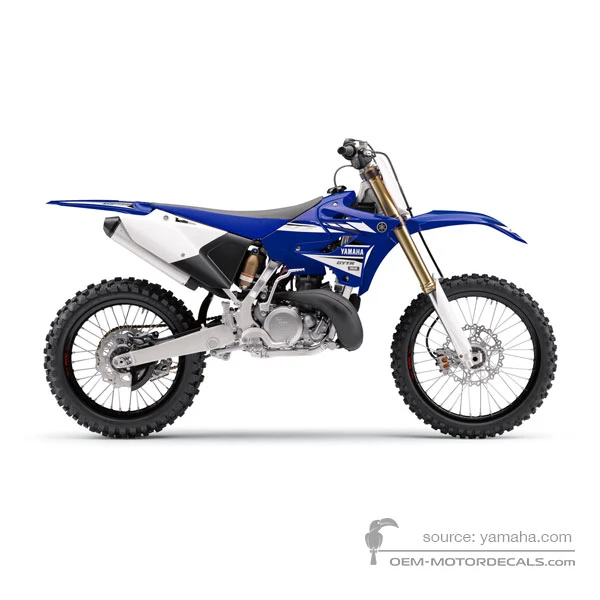 Pegatinas para Yamaha YZ250 2017 - Azul • Yamaha Pegatinas OEM
