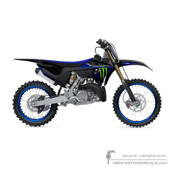 Aufkleber für Yamaha YZ250 2023 - Schwarz • Yamaha OEM-Aufkleber