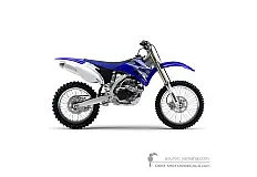 Adesivi per Yamaha YZ450F 2009 - Blu • Yamaha Adesivi OEM