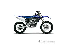 Pegatinas para Yamaha YZ450F 2010 - Azul • Yamaha Pegatinas OEM
