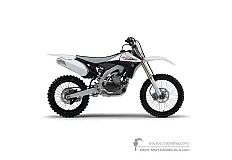 Decals for Yamaha YZ450F 2010 - White • Yamaha OEM Decals
