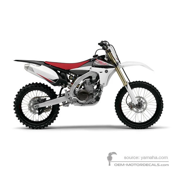 Adesivi per Yamaha YZ450F 2011 - Nero • Yamaha Adesivi OEM