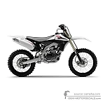 Yamaha YZ450F 2013 - Blanco