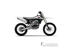 Adesivi per Yamaha YZ450F 2013 - Bianco • Yamaha Adesivi OEM