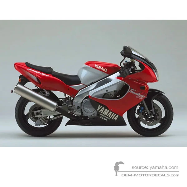 Decals for Yamaha YZF1000R THUNDERACE 1997 - White • Yamaha OEM Decals