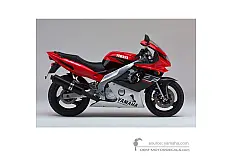 Aufkleber für Yamaha YZF600R THUNDERCAT 1998 - Rot • Yamaha OEM-Aufkleber