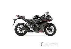 Stickers voor Yamaha YZF R3 2015 - Zwart • Yamaha OEM Stickers