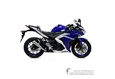 Stickers voor Yamaha YZF R3 2018 - Blauw • Yamaha OEM Stickers