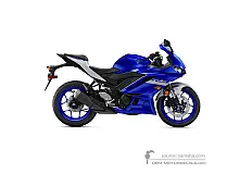 Stickers voor Yamaha YZF R3 2020 - Blauw • Yamaha OEM Stickers