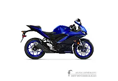 Aufkleber für Yamaha YZF R3 2023 - Blau • Yamaha OEM-Aufkleber