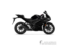 Aufkleber für Yamaha YZF R3 2023 - Schwarz • Yamaha OEM-Aufkleber