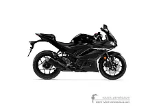 Autocollants pour Yamaha YZF R3 2024 - Noir • Yamaha Autocollants OEM