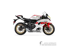 Autocollants pour Yamaha YZF R7 2022 - Blanc (World GP 60th Anniversary) • Yamaha Autocollants OEM