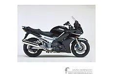 Stickers voor Yamaha FJR1300 2001 - Zwart • Yamaha OEM Stickers