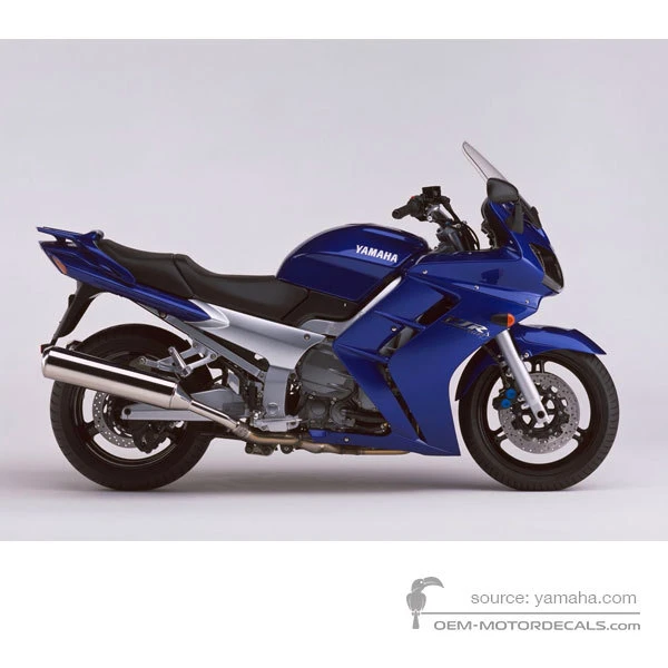 Stickers voor Yamaha FJR1300 2001 - Blauw • Yamaha OEM Stickers