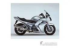 Stickers voor Yamaha FJR1300 2001 - Zilver • Yamaha OEM Stickers
