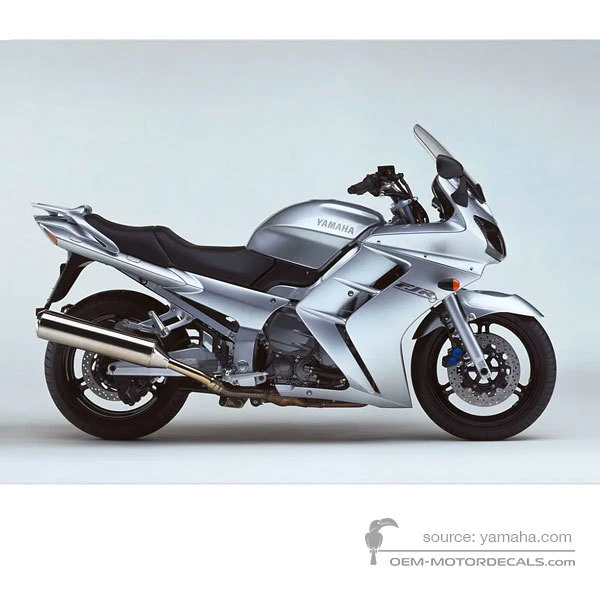 Decals for Yamaha FJR1300 2001 - Silver • Yamaha OEM Decals