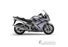 Naklejki do Yamaha FJR1300 2006 - Srebrny • Yamaha Naklejki OEM