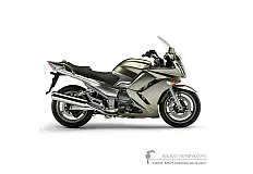 Decals for Yamaha FJR1300 2006 - Golden • Yamaha OEM Decals
