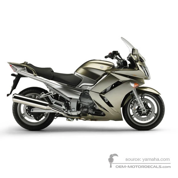 Stickers voor Yamaha FJR1300 2006 - Goud • Yamaha OEM Stickers