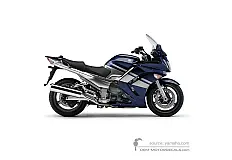 Stickers voor Yamaha FJR1300 2007 - Blauw • Yamaha OEM Stickers