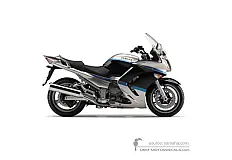 Pegatinas para Yamaha FJR1300 2009 - Gris • Yamaha Pegatinas OEM