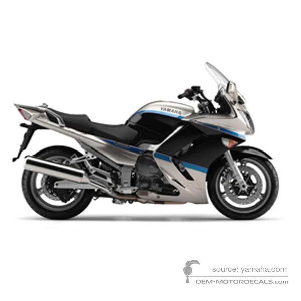 Stickers voor Yamaha FJR1300 2009 - Grijs • Yamaha OEM Stickers