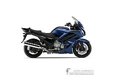 Pegatinas para Yamaha FJR1300 2018 - Azul • Yamaha Pegatinas OEM