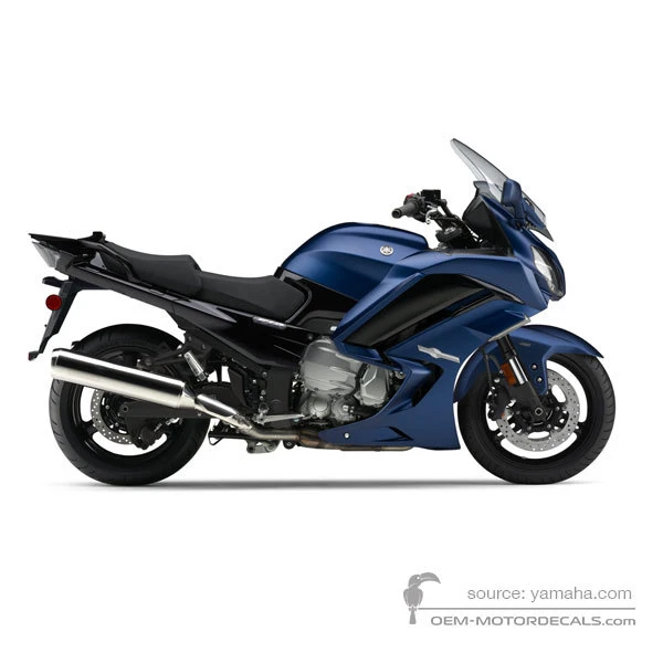 Autocollants pour Yamaha FJR1300 2018 - Bleu • Yamaha Autocollants OEM