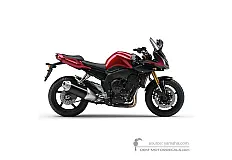 Stickers voor Yamaha FZ1S FAZER 2006 - Rood • Yamaha OEM Stickers